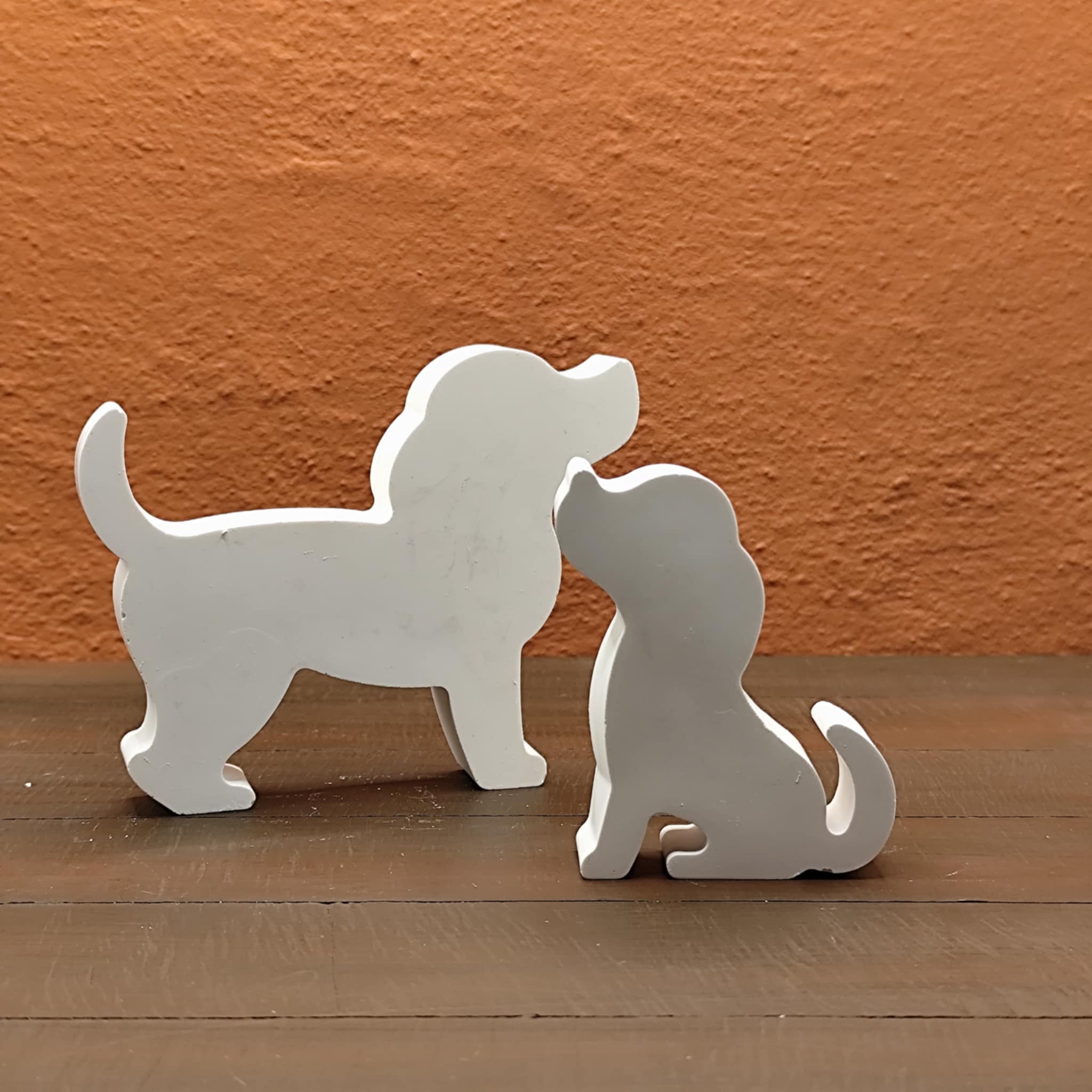 Honden staand 2delig setje