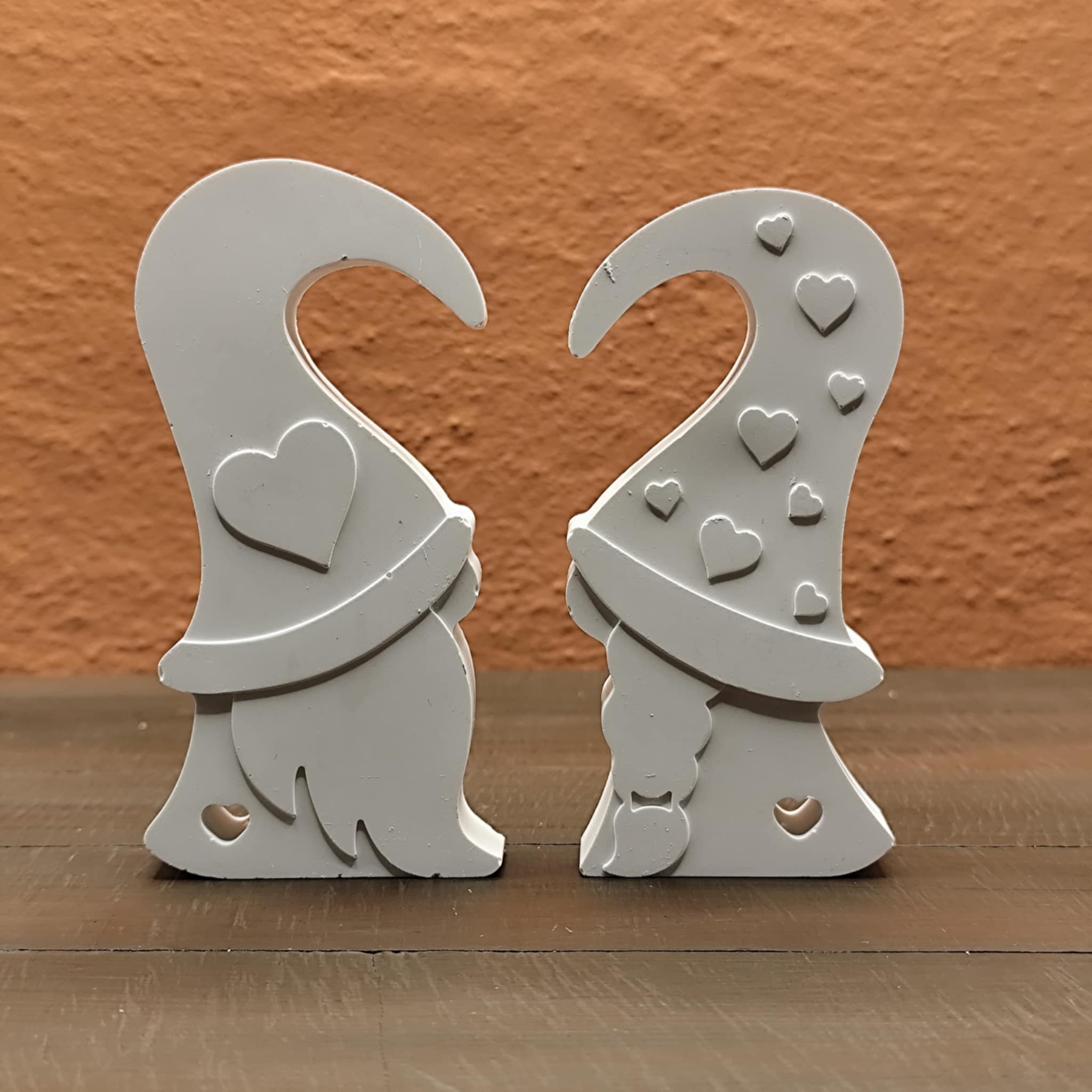 Gnome Hart setje van 2 stuks