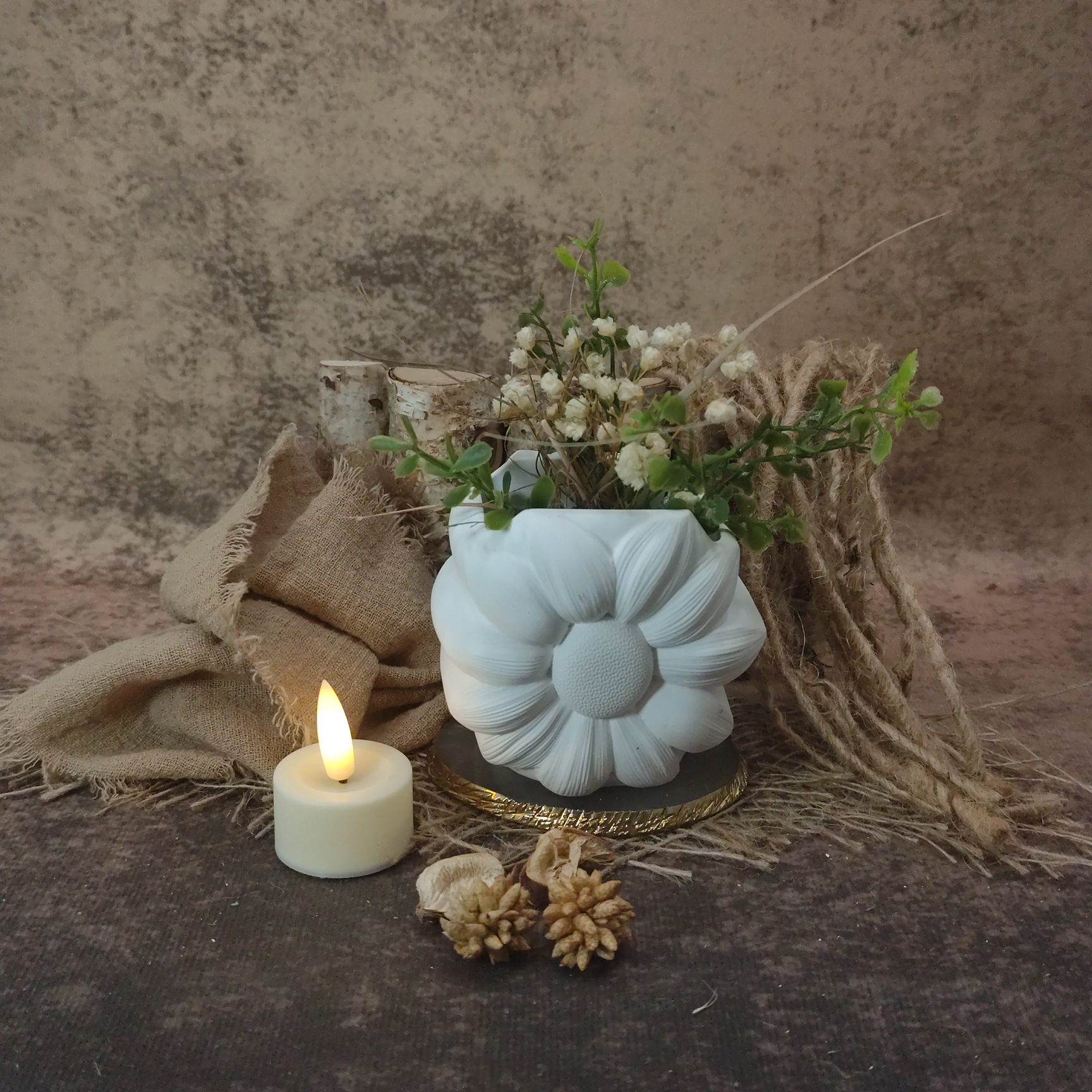 Zonne bloem vaasje - Afbeelding 2