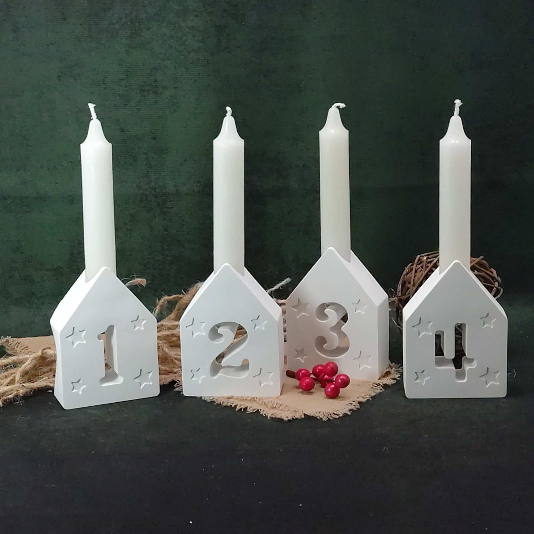 Advent huisjes