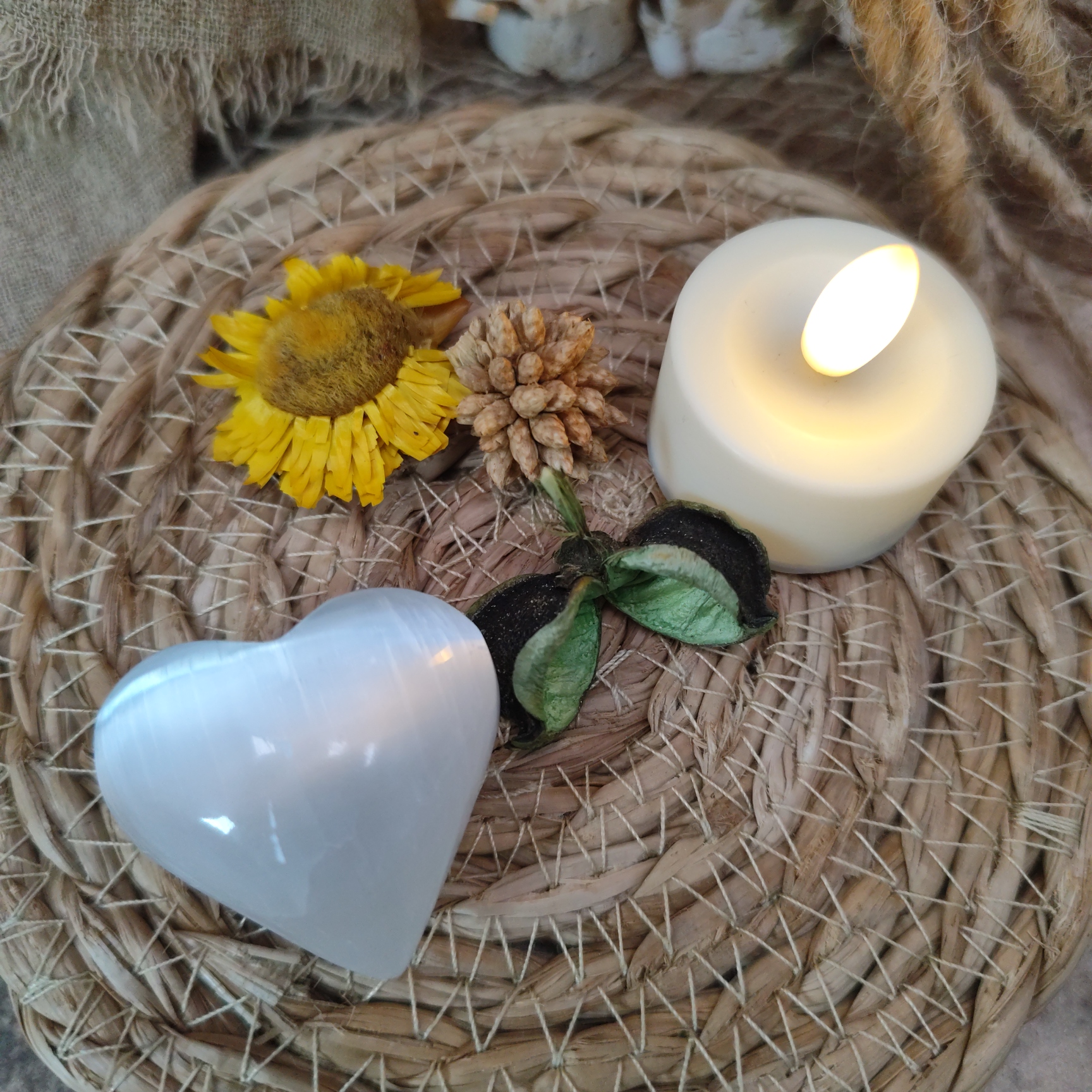 Seleniet knuffel steen