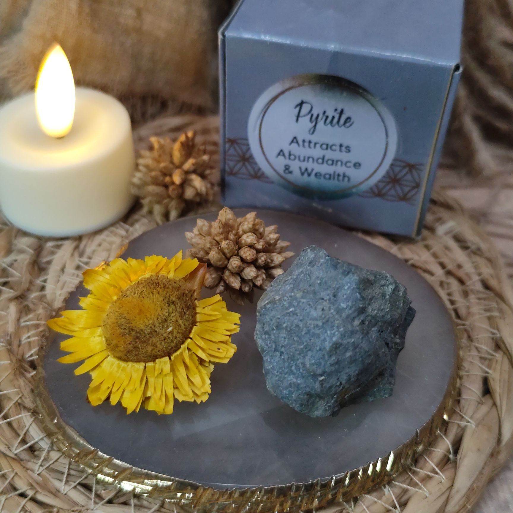 Pyriet Ruwe edel steen