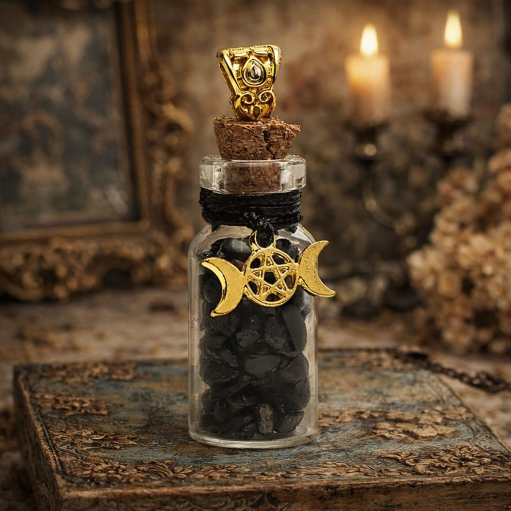 Geschenkflesje aan koord