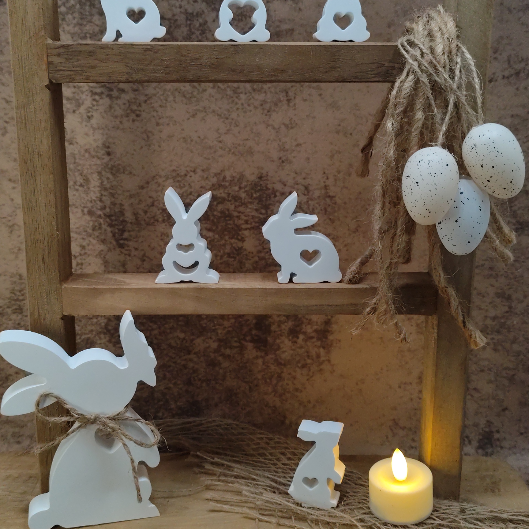 Houten ladder - Afbeelding 2