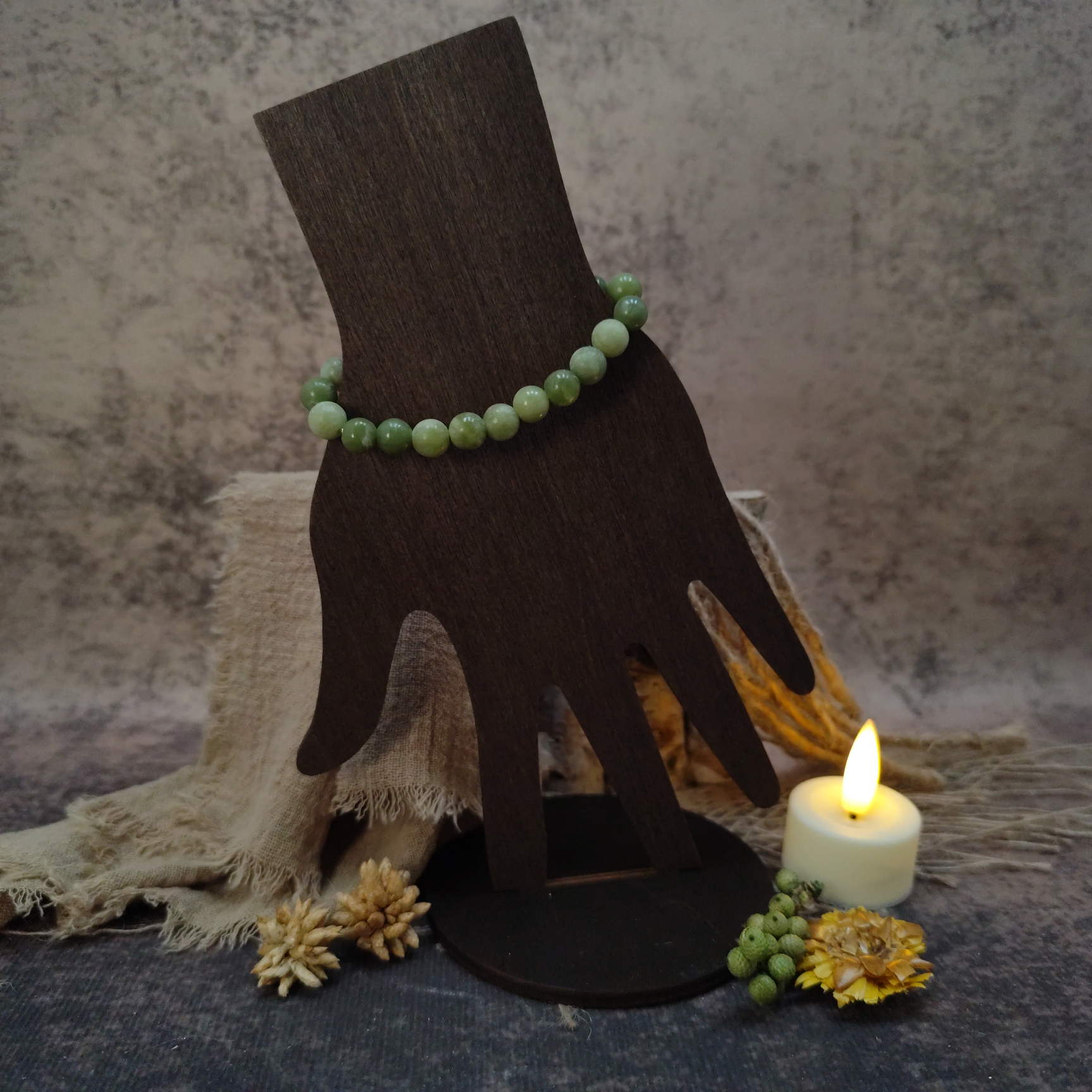 mala/armband jade