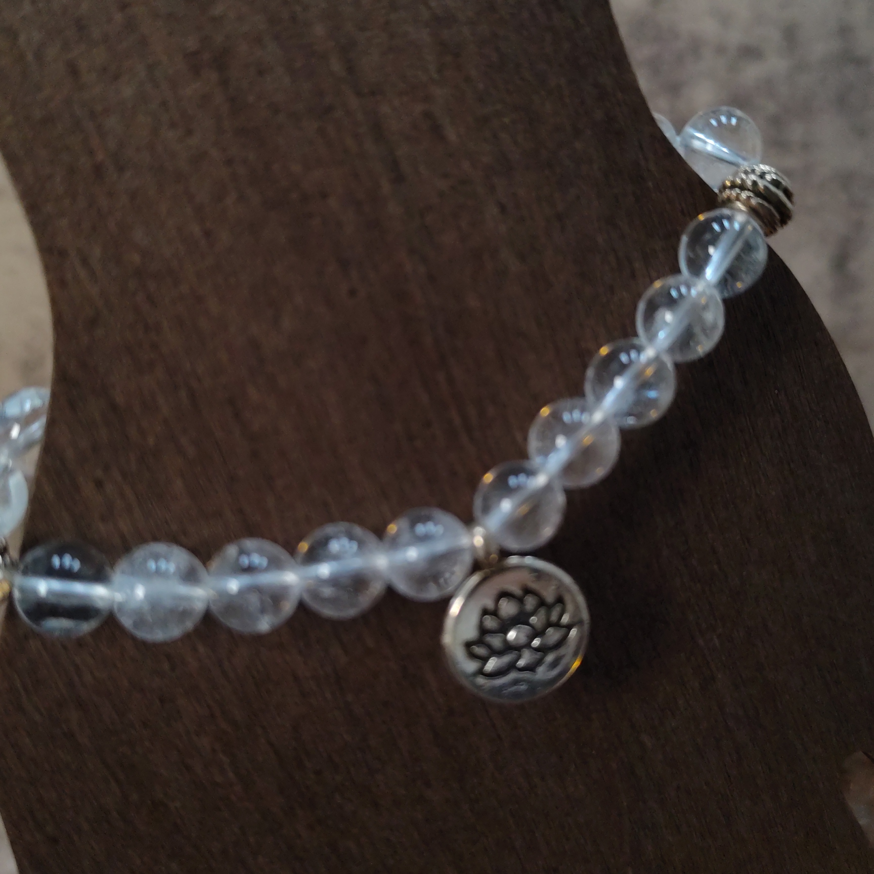 Mala/armband bergkristal - Afbeelding 2