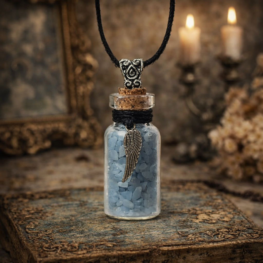 Geschenkflesje aan koord