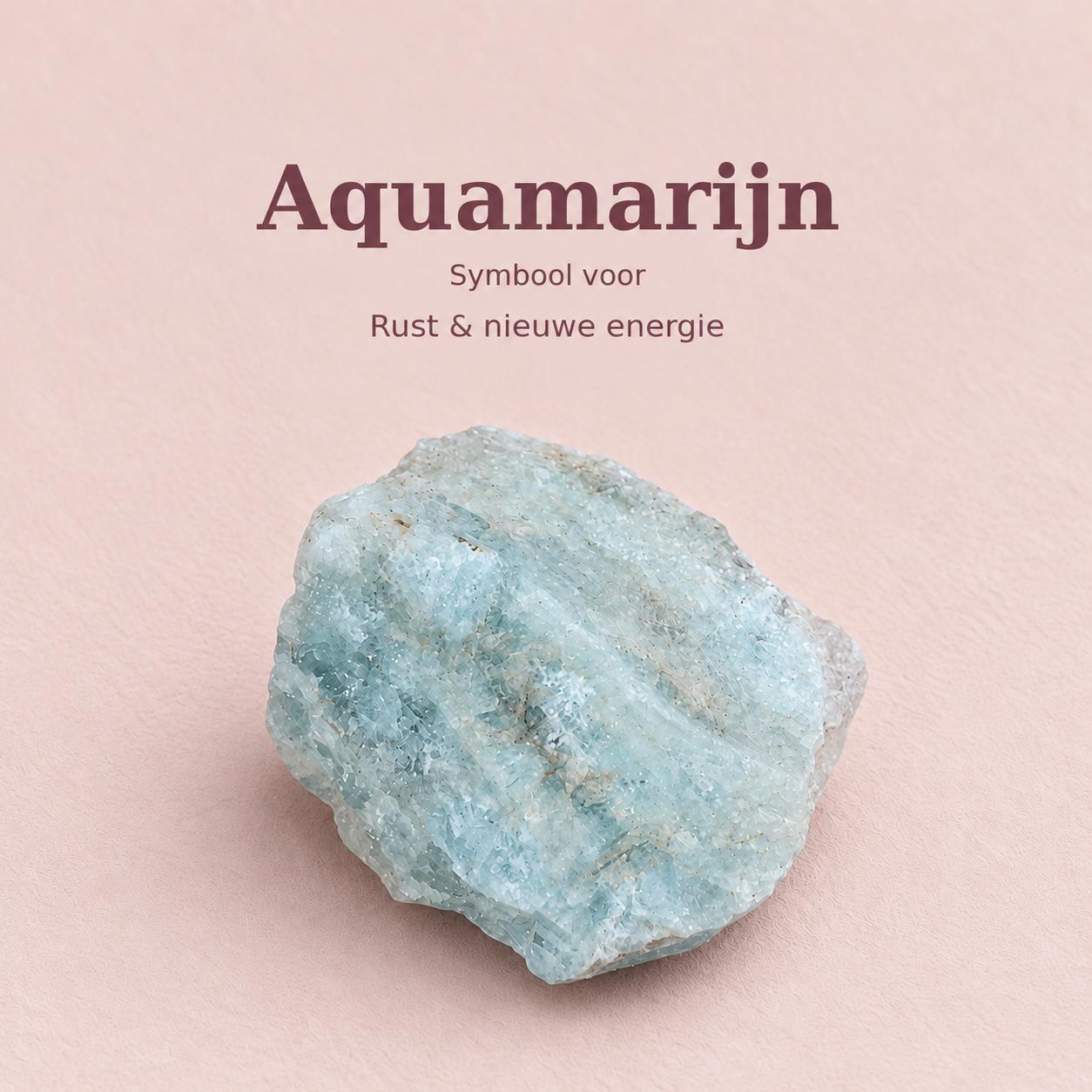 Ruwe aquamarijn