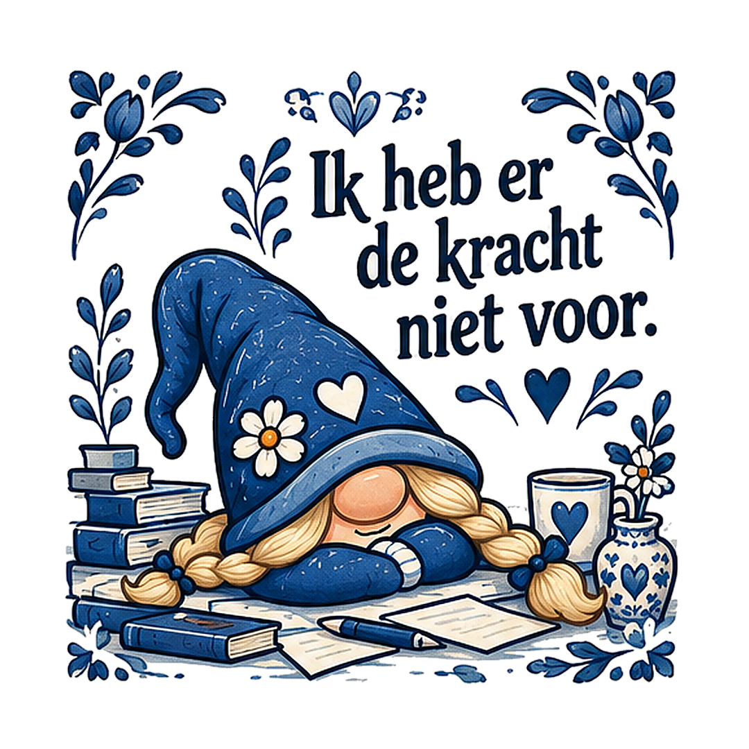 Tegeltje – Ik heb er de kracht niet voor.