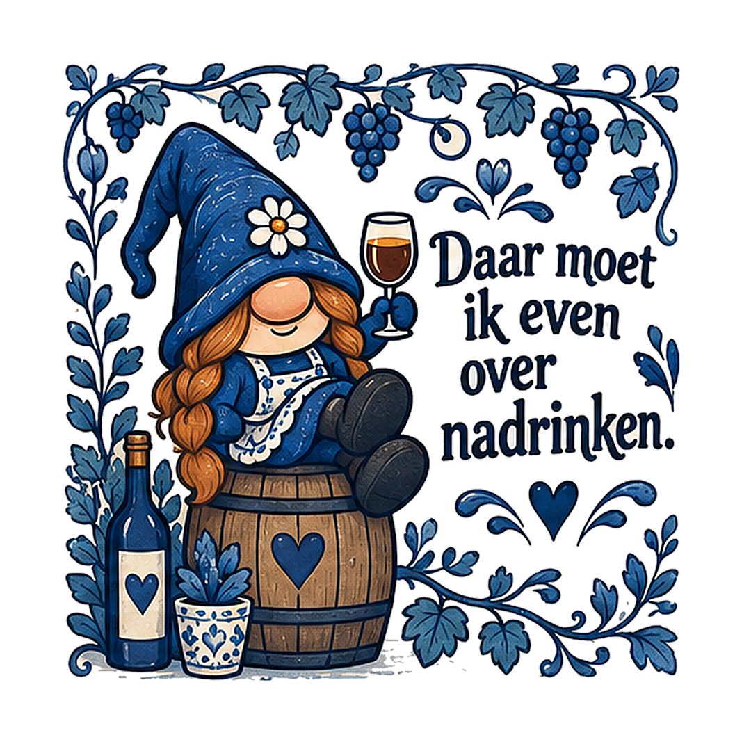 Tegeltje – Daar moet ik even over nadrinken.