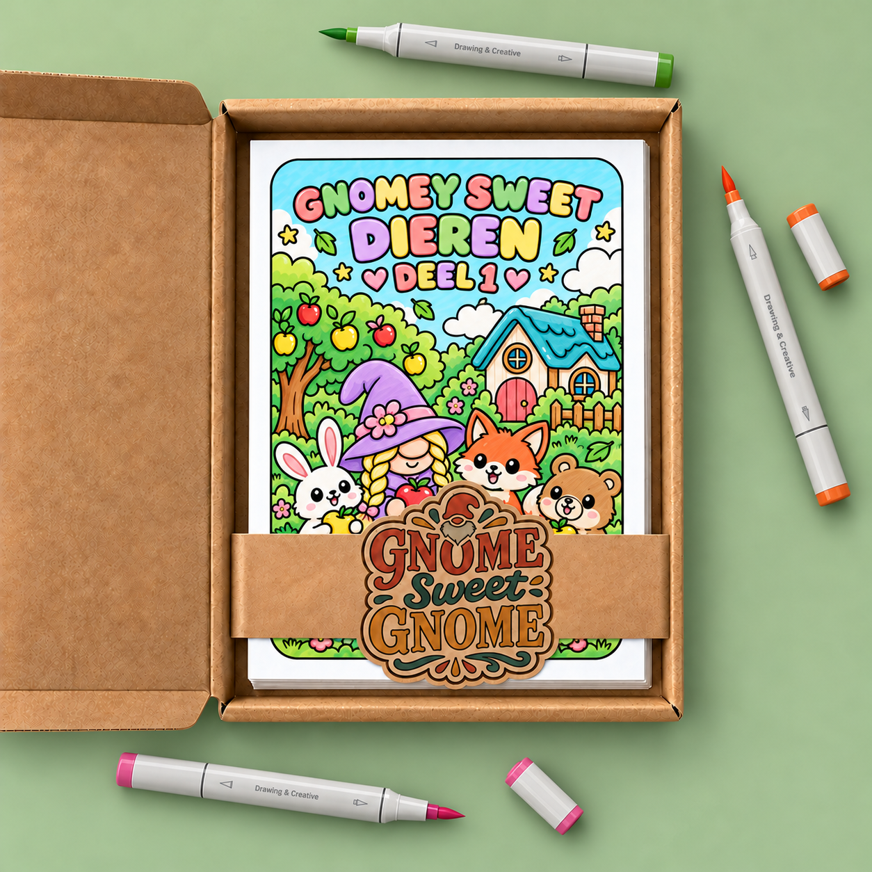 Gnomey coloring – Dieren – Deel 1