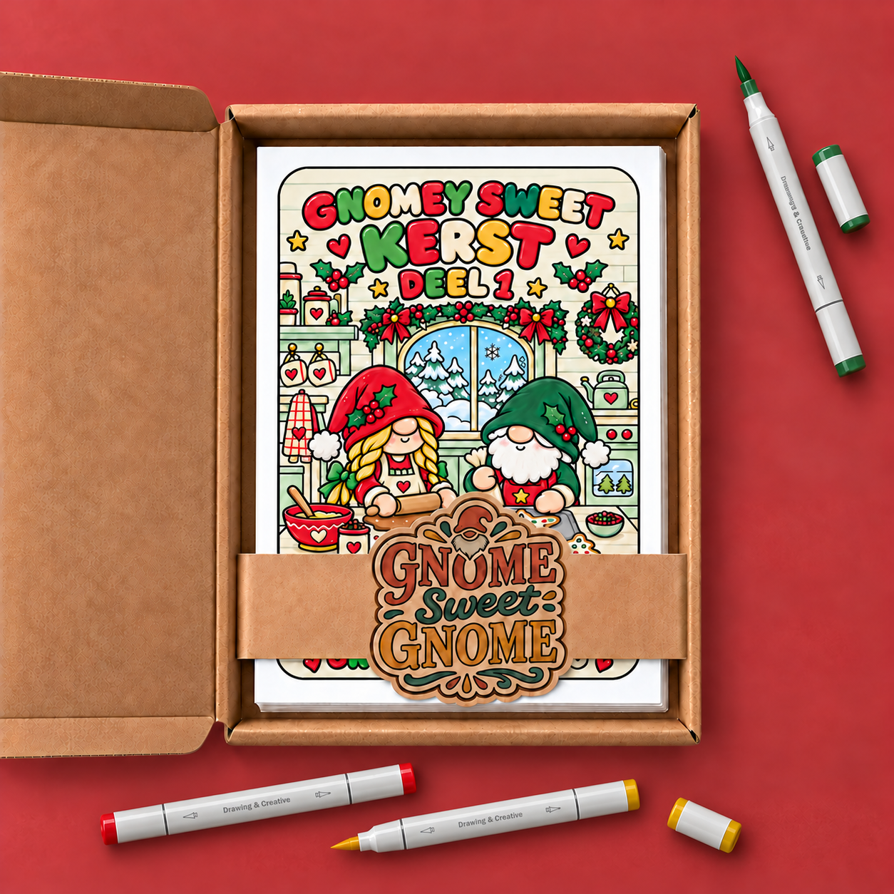 Gnomey coloring – Kerst – Deel 1