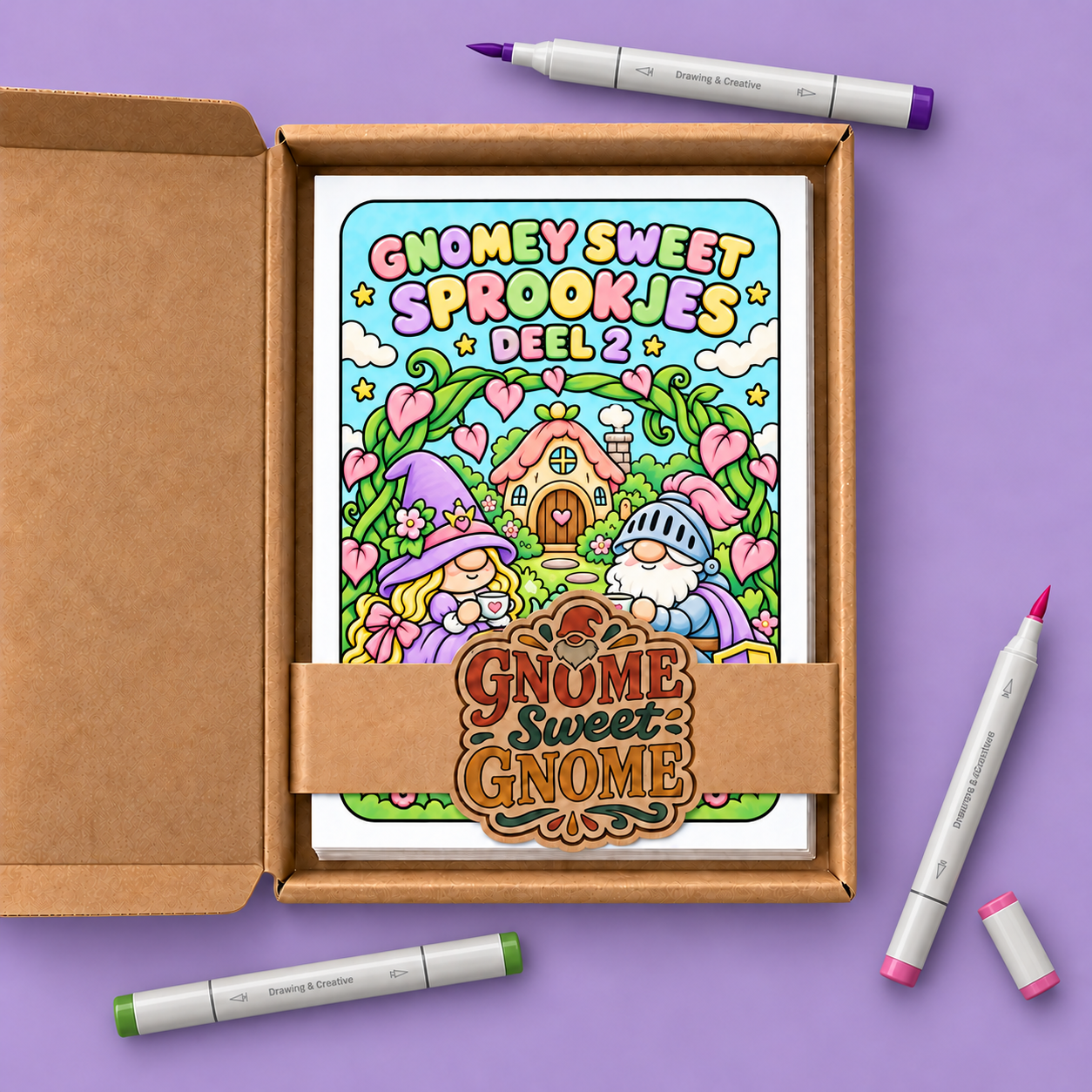 Gnomey coloring – Sprookjes – Deel 2