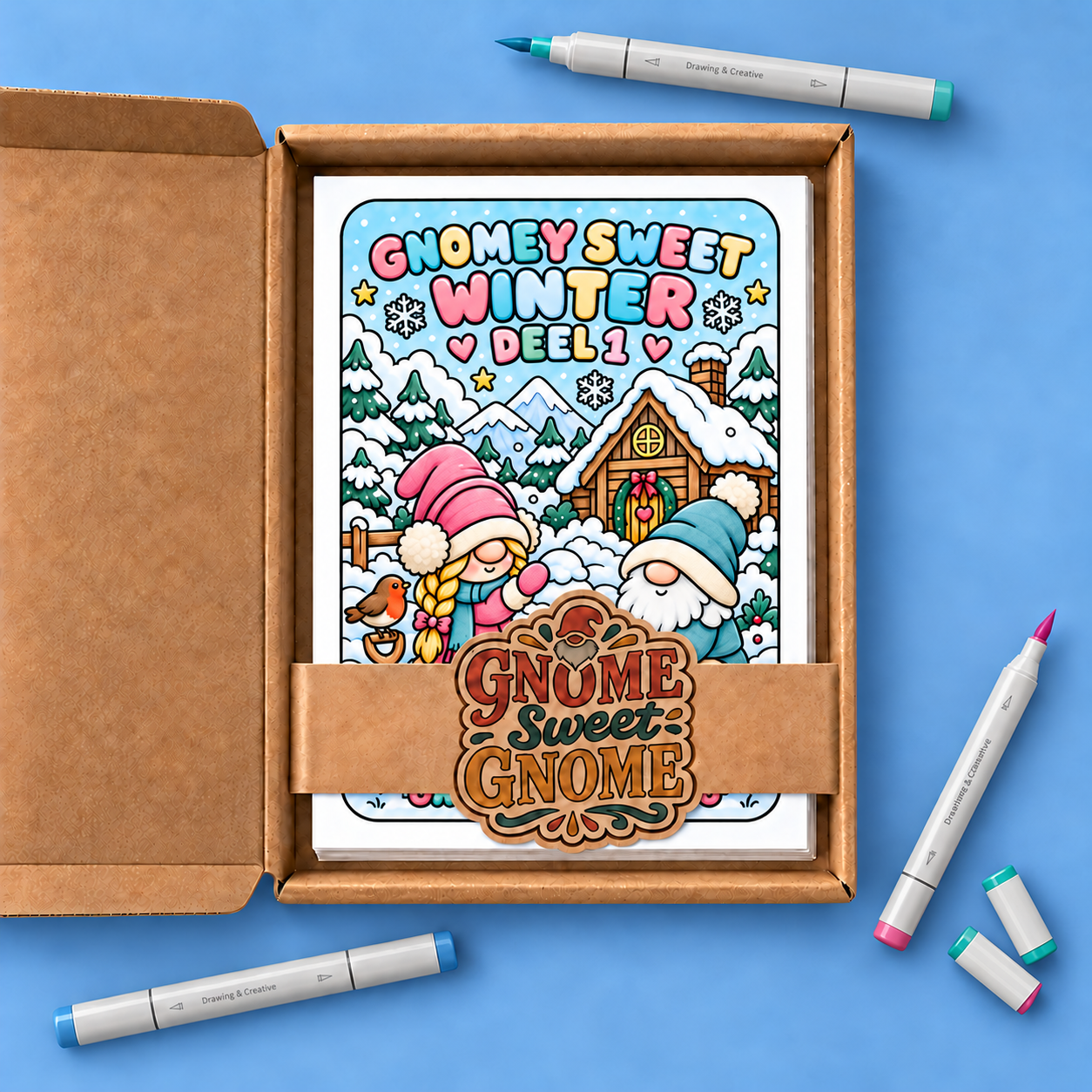 Gnomey coloring – Winter – Deel 1